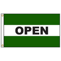 Open 3' x 5' Message Flag with Heading and Grommets